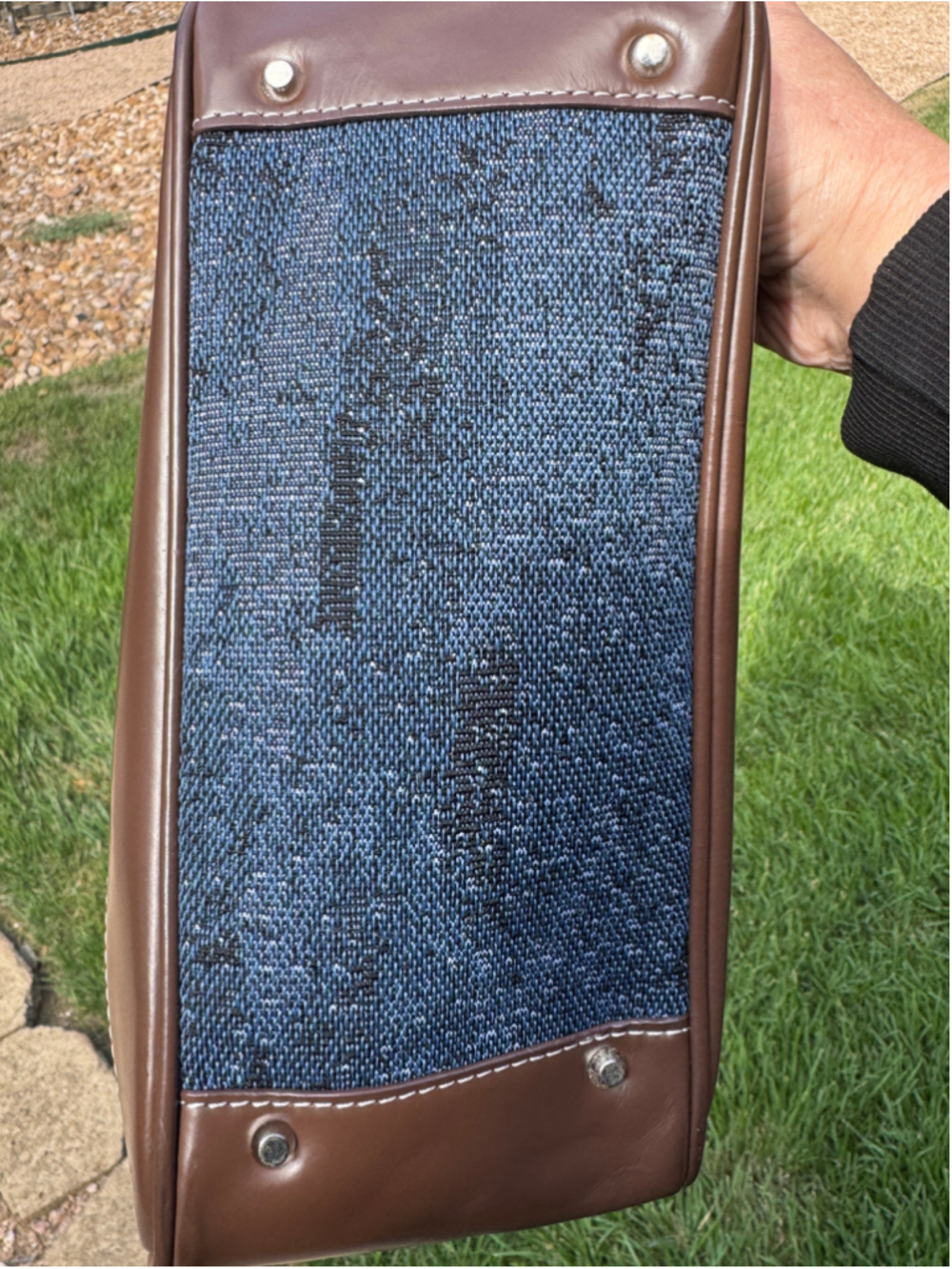 MCM Blingy Denim Mini Tote - Picture 8 of 14